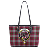 Little Tartan Crest Leather Tote Bag